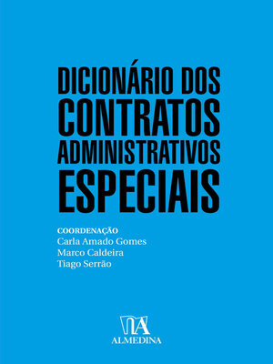 cover image of Dicionário dos Contratos Administrativos Especiais